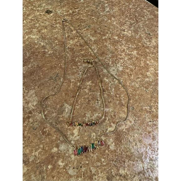 Plunder design necklace with matching bracelet - Picture 1 of 6